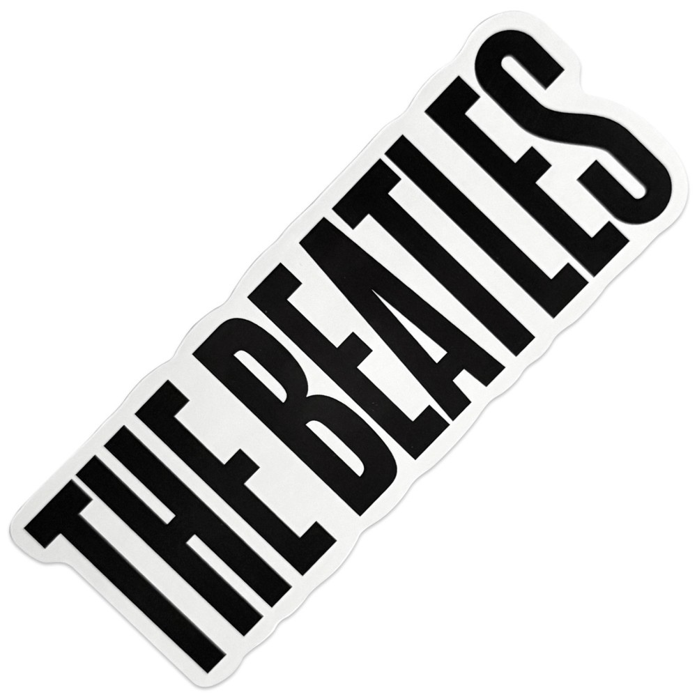 The Beatles - PPM Logo Sticker - Zwart/Wit
